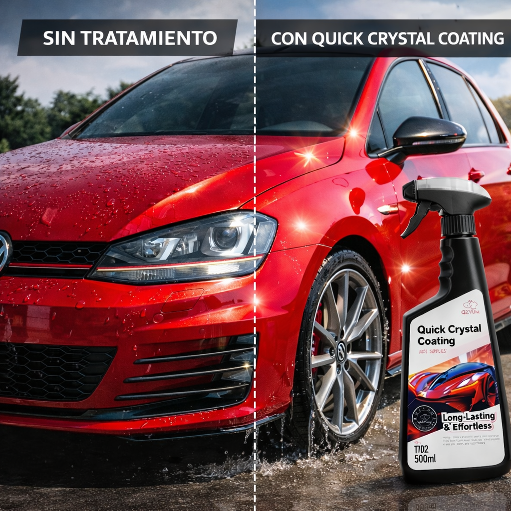 Brillo tipo agencia en minutos - protección cerámica + repelente al agua