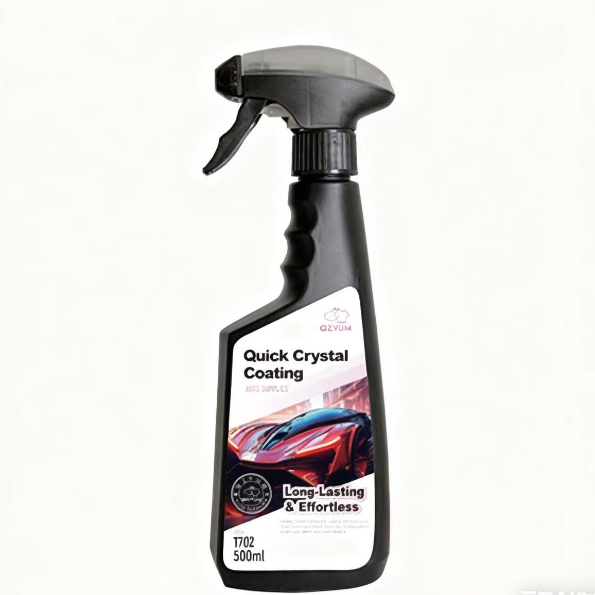 Quick Crystal Coating Spray – Instant Ceramic Shine, Water Repellent & Paint Protection (500ml)